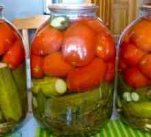 Асорти от краставици и домати