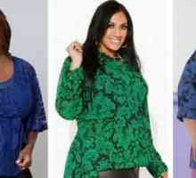 Шифон блузи за жени със затлъстяване по-ниски