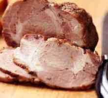 Тестени шунка домашно свинско месо в саламура