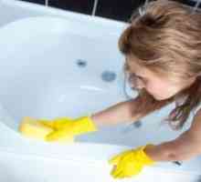 Как да се измие акрилна вана?
