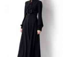 Черно рокля с дълъг ръкав