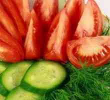 Диетични краставици и домати