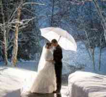 Фотосесия зимна сватба