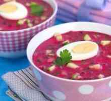 Студената супа от червено цвекло - рецепта