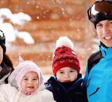 Кейт Мидълтън и принц Уилям отиде с децата до ски курорт