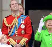 Кралица Елизабет II и неговото семейство посети парада маршируваше цвета