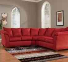 Червен диван