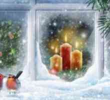 Коледна украса на прозорците