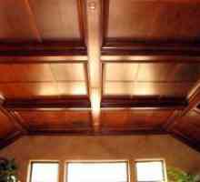 Довършителни тавана в една дървена къща