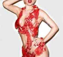 Месо рокля на Лейди Гага