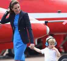 Принц Джордж с родителите си за първи път посети авиошоуто кралското международния въздушен…