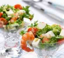 Лесна и вкусна салата от скариди