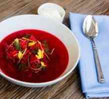 Рецепта гореща супа от червено цвекло с месо