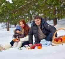 Семеен фотосесия през зимата