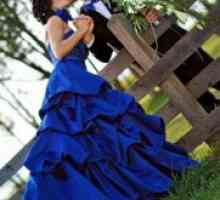 Blue сватбена рокля