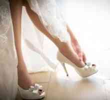Сватбени обувки с високи токчета