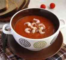 Доматена супа със скариди