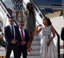 Вятър постави в неудобна ситуация, Мишел Обама и най-голямата си дъщеря Малия
