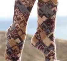 Плетени чорапи кука