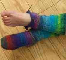 Плетене на чорапи с модел