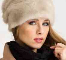 Дамски зимни шапки, изработени от кожа