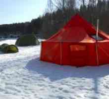 Палатка зимни с печка