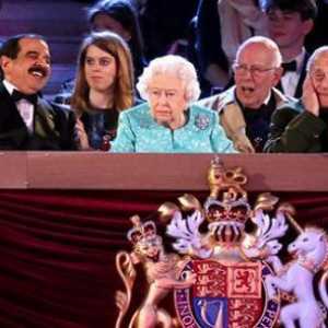 Кралица Елизабет II и неговото семейство посети обяд пикник patron`s