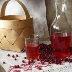 Сок от червена боровинка - рецепта