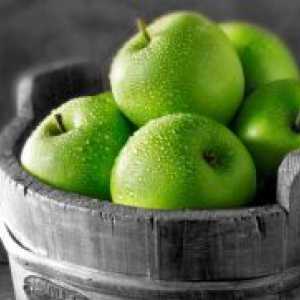 Колко полезна зелени ябълки?