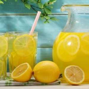 Домашна лимонада с мента и лимон