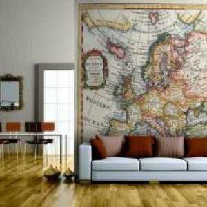 Стенопис карта на света