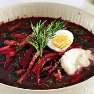 Топла супа от червено цвекло - класически рецепти