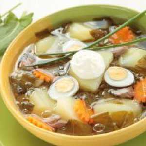 Как да се готви зелен супа с киселец?