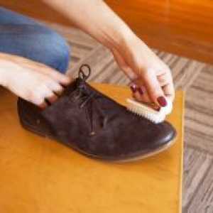 Как да се възстанови велурени обувки?