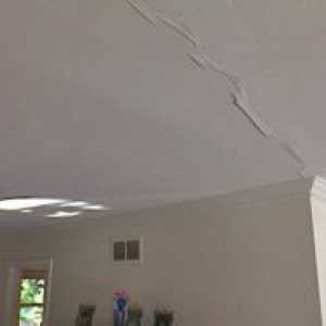 Как да се запечата пукнатината на тавана?
