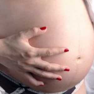 Браун разряд по време на бременност в късните стадии