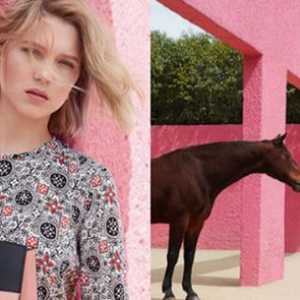 Леа Сейду играе в Louis Vuitton реклама с кон