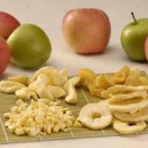 Използването на сушени ябълки