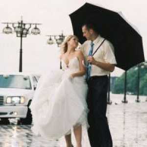 Влезте - дъжд на сватба