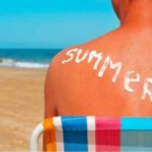 Слънчев изгаряния по кожата - лечение у дома