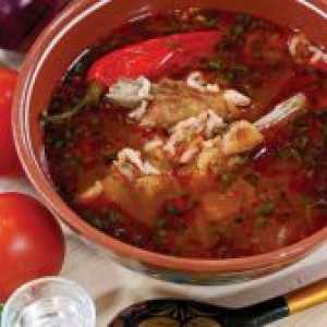 Kharcho супа с картофи и ориз - рецепта