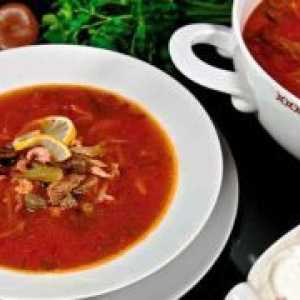 Solyanka супа - рецепта