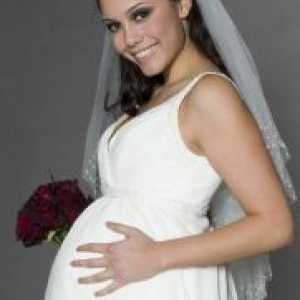 Сватбени рокли за бременни 2013