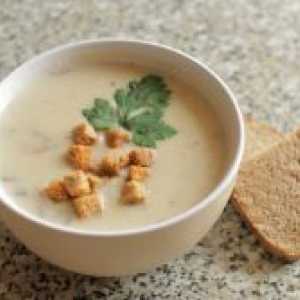 Кремообразното сирене супа - рецепта