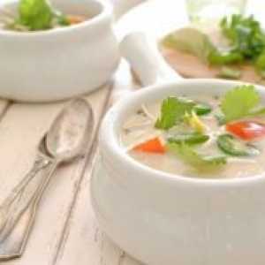 Thai супа с кокосово мляко