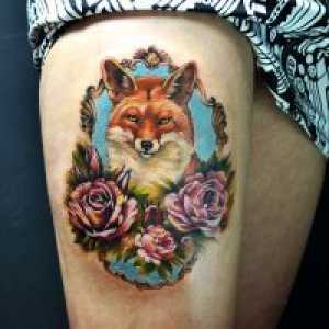 Fox татуировка - стойност