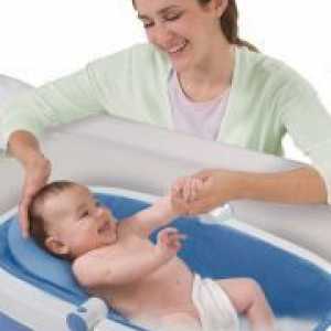 Температурата на новородени вода за къпане