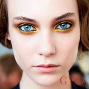 Сянката сини очи - как да се намерят и да се създаде перфектния грим?