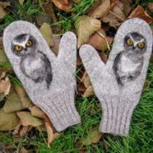 Ръкавици с сови