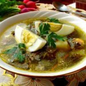 Зелена супа с киселец - рецепта